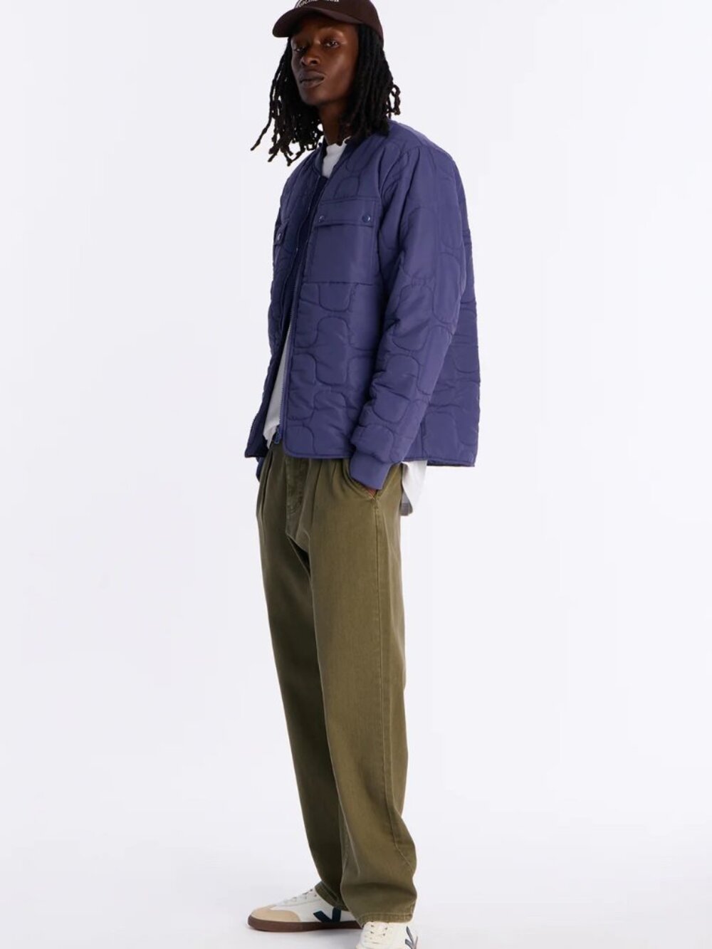 NWT Nova Men Men's Straight Be Pleated Cotton Jeans - Olive Green - 40